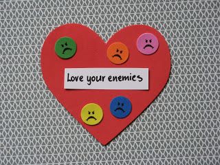 Miscellany of Randomness: Love your enemies quick crafts Love Your Enemies Craft, Pubg Lite Video, Kids Ministry Lessons, Mothers Day Cards Craft, Whale Fish, Love Articles, Sunday School Crafts For Kids, Christian Crafts, General Ideas