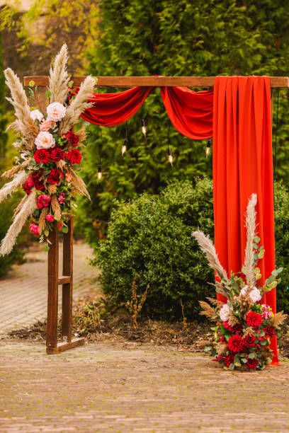 Wood Wedding Arches, Wooden Arbor, Back Drops, Red Rose Wedding, Nye Wedding, Green Theme, Glitter Wedding, Entrance Decor, Wedding Ceremony Decorations