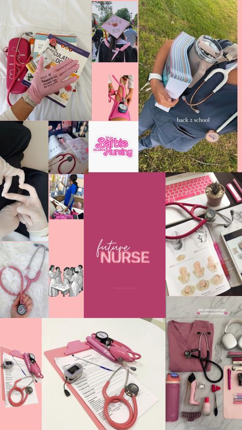 Love nursing so so much I made this board ❤️ Vison Boards Ideas Nursing, Nicu Nurse Vision Board, Soft Nursing Aesthetic, L&d Nurse Aesthetic, Nurse Aesthetic Pink, Vision Board Nursing Student, Nurse Aesthetic Female, Neonatal Nurse Aesthetic, Nurse Life Aesthetic