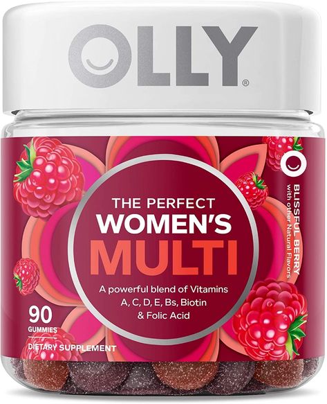 Olly Women's Multivitamins Chewable Vitamins, Multi Vitamin, Gummy Vitamins, B Vitamins, Daily Vitamins, Fiber Foods, Vitamins For Women, Best Supplements, Folic Acid