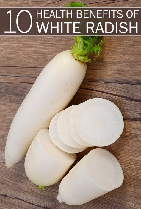 10 Amazing Health Benefits Of White Radish White Radish Recipes, Radish Benefits, Radishes Benefits, Health Benefits Of Radishes, White Radish, Food Benefits, Benefits Of Organic Food, Radish Recipes, Genetically Modified Food