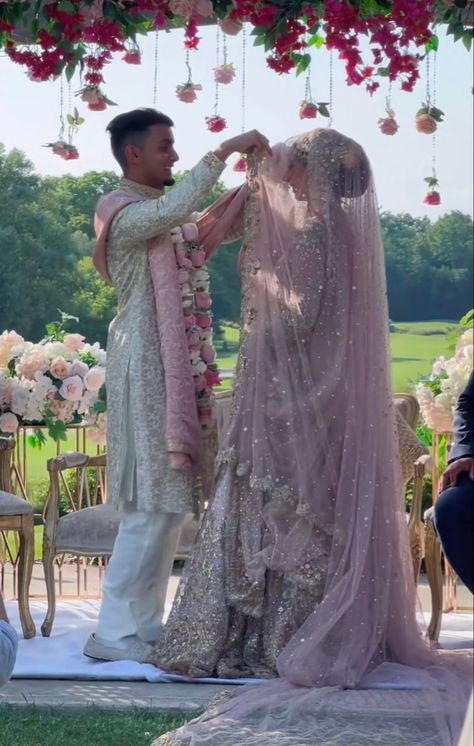 Pink Indian Wedding, Pink Lengha, Desi Clothing, Nikah Outfit, Pakistan Wedding, Muslimah Wedding Dress, Nikah Dress, Desi Wedding Dresses, Asian Wedding Dress