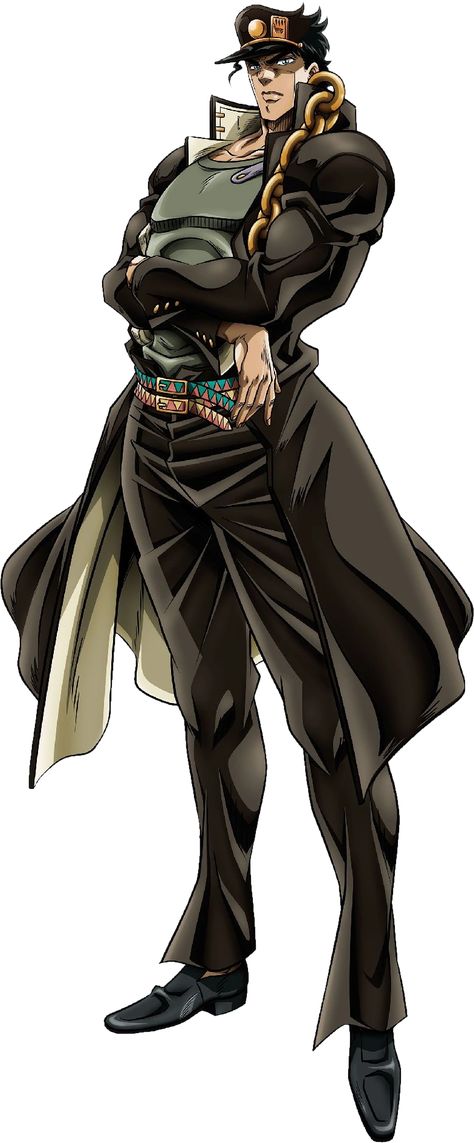 Jotaro Kujo | JoJo's Bizarre Wiki | Fandom Jjba Poses, Jojo Bizarro, Kujo Jotaro, Star Platinum, Jojos Bizarre Adventure Jotaro, Joseph Joestar, Jojo Parts, Jojo's Bizarre Adventure Anime, Jotaro Kujo