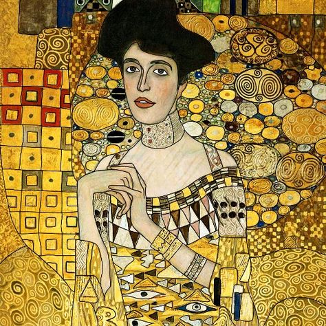 Portrait of Adele Bloch Bauer by Gustav Klimt Adele Bloch Bauer, Three Cats, Cute Pets, Keep Running, Cats Cute, Gustav Klimt, Popular Culture, Adele, Pets Cats