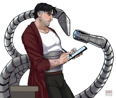 Otto Octavius Fanart, Half Agony Half Hope, Otto Octavius, Dr Octopus, Doc Ock, Alfred Molina, Go Wallpaper, Octopus Art, Dc Villains