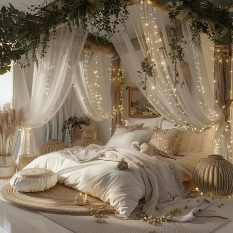 Botanical Interior, Zimmer Diy, Romantic Interior, Lush Plants, Dream Bedroom Inspiration, Floral Wallpapers, Bedroom Decor Cozy, Redecorate Bedroom, Dream House Rooms