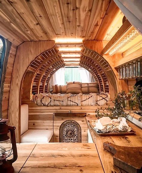 Top 10 Camper Van Interior Inspiration For Your Next Build #vans #travel #trailer #travel #trailer #interior Van Interiors, Caravan Vintage, Bus Living, Kombi Home, Van Conversion Interior, Campervan Life, Build A Camper, Van Life Diy, Campervan Interior