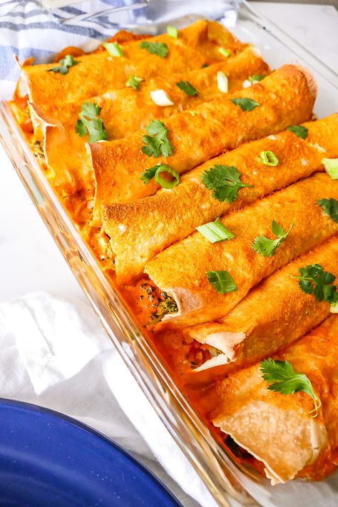 Thai Enchiladas (Vegan, WFPB) • Thai Enchiladas, Wfpb Dinner, Faithful Plateful, Easy Curry Sauce, Enchiladas Vegan, Fusion Dishes, Healthy Plant Based Recipes, Easy Curry, Coconut Milk Curry