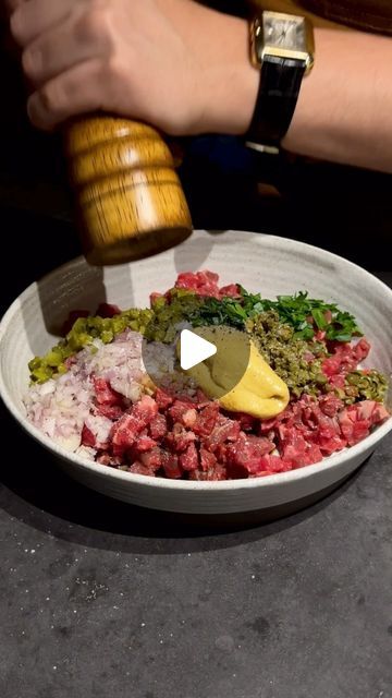 28K views · 2.3K likes | Eitan Bernath on Instagram: "Steak tartare" Steak Tartar, Tartare Recipe, Beef Tartare, Steak Tartare, Pesto, Steak, Meat, On Instagram, Instagram