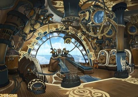 Steampunk City, Treasure Planet, Steampunk Design, Fantasy Setting, Fantasy Places, Steampunk Art, Arte Fantasy, 판타지 아트, Dungeon Master