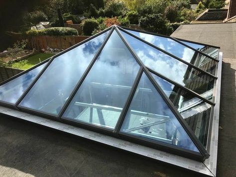 Aluminium Lantern Roofs, Sussex | Roof Windows & Lanterns, Crawley Lantern Quotes, Lantern Roof, Aluminium Roof, Flat Roof Extension, Roof Windows, East Grinstead, Roof Extension, Roof Lantern, Pvc Windows