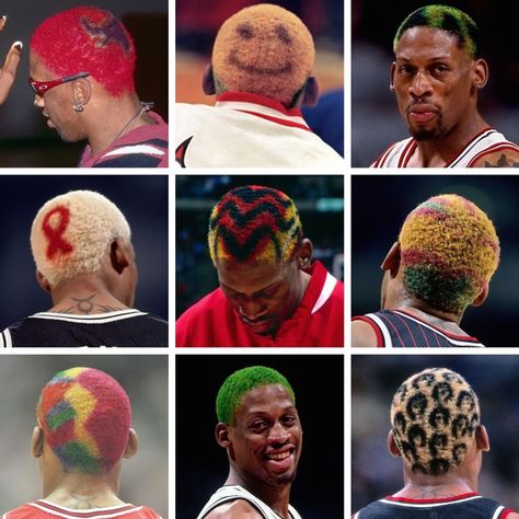 Dennis Rodman hair appreciation post ✨ Dennis Rodman Hairstyle, Denis Rodman Hair, Rodman Hair, Dennis Rodman Hair, Denis Rodman Style, Dennis Rodman Style, Rodman Dennis, Dennis Rodman Fashion, Dennis Rodman Aesthetic