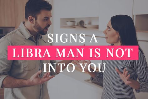 If you’re not having luck with that Libra man in your life. Read our guide with some of the most common signs that a Libra man is not into you. #libra #libraman#librazodiac #zodiacsign #relationshipadvice #relationshipfacts Dating A Libra Man, Libra Male Zodiac Facts, Libra Zodiac Facts Men, Libra Man Facts, Libra Men Traits, Libra Man Traits, Libra Male, Libra Man Libra Woman, How To Makr