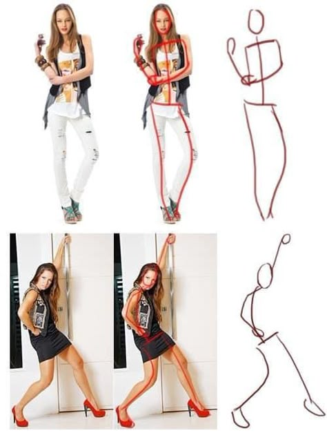 Figure Drawing Tutorial, Human Body Drawing, Human Figure Sketches, Fashion Figure Drawing, Stick Figure Drawing, Fashion Drawing Tutorial, Human Anatomy Drawing, Body Drawing Tutorial, 얼굴 그리기