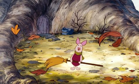 What Your Favorite Winnie the Pooh Character Says About You | Silly | Oh My Disney Piglet Winnie The Pooh, Winnie The Pooh Pictures, Leaves Falling, Winnie The Pooh Friends, Old Disney, Disney Aesthetic, Animation Screencaps, Pooh Bear, Old Cartoons