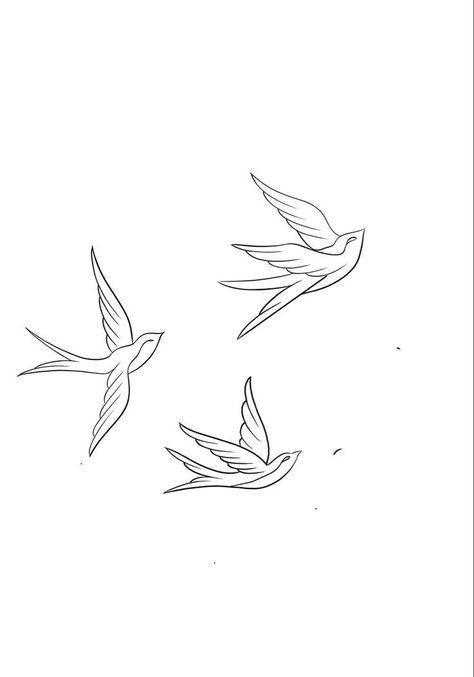 Fine Line Bird Tattoo, Golondrinas Tattoo, Women's Back Tattoos, White Bird Tattoos, Simple Bird Tattoo, Bird Tattoo Back, Tiny Bird Tattoos, Vogel Tattoo, Minimalist Tattoo Ideas