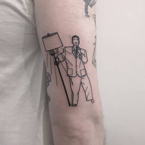 Talking Heads Tattoo, Watermelon Tattoo, Torso Tattoos, David Byrne, Head Tattoos, Talking Heads, Fine Line Tattoos, Line Tattoos, Body Mods