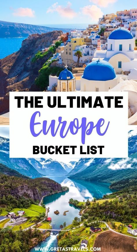 Bucket List Europe, Things To Do In Europe, Europe Bucket List, Travel Around Europe, Travel In Europe, Voyage Europe, Trip To Europe, Places In Europe, Europe Vacation