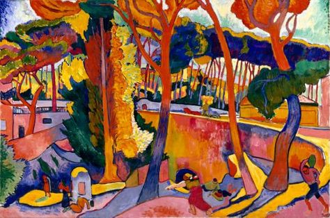 The Turning Road, L'Estaque | Objetos | The MFAH Collections Avant Garde Art Movement, Fauvism Art, Andre Derain, André Derain, Raoul Dufy, Avant Garde Art, German Expressionism, The Turning, San Francisco Museums