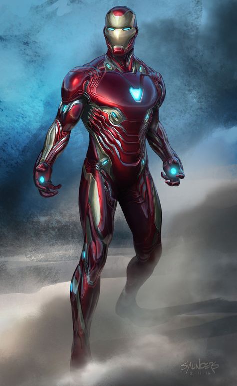 Iron Man from Avengers: Infinity War Concept Art by Phil Saunders! Iron Man Hd Wallpaper, Film Marvel, Iron Man Movie, Iron Man Wallpaper, Iron Man Art, Iron Man Avengers, Iron Man Suit, Concept Art World, Iron Man Armor