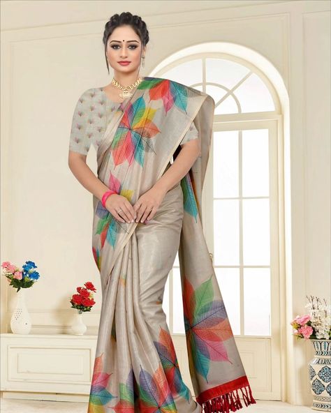 Tissue digital print sarees Bluk order also available Price: 770+shipping For order and enquiry : watsup 84899 44222 Digital Print Saree, Print Saree, Printed Sarees, Saree, Digital Prints, Quick Saves