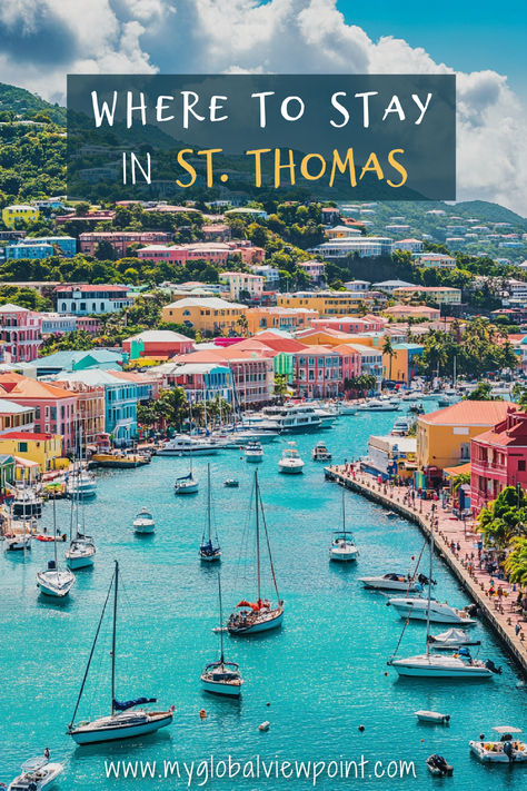 A picturesque view of a vibrant waterfront in the St Thomas USVI, showcasing the beautiful surroundings perfect for exploring Virgin Islands vacation spots and relaxing with top-notch resort amenities. Cowpet Bay St Thomas, St Thomas Virgin Islands Where To Stay, St Thomas Family Vacation, St Thomas Virgin Islands Itinerary, Bolongo Bay St Thomas, At Thomas Virgin Islands, What To Do In St Thomas Virgin Islands, St Thomas Virgin Islands Resorts, What To Wear In St Thomas Virgin Islands