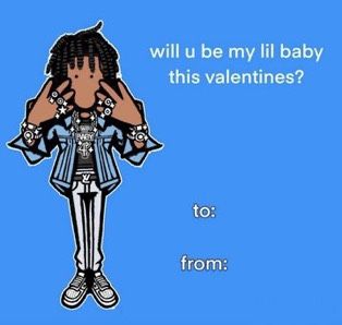 Rapper Valentines Day Cards, Blue Aesthetic Dark, Type Shi, Chief Keef, Clash Royale, Lil Baby, Aesthetic Dark, Valentine Card, Silly Pictures