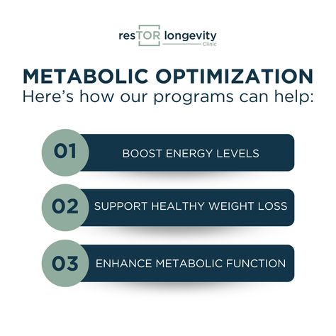 ⚡️ Are you looking to boost your energy levels and achieve healthy weight management? Here’s how our programs can help:
💪 Boost Energy Levels: By enhancing your metabolism, we help you feel more energized throughout the day, making it easier to tackle your daily activities.
💪 Support Healthy Weight Loss: Our personalized approaches help you achieve your weight loss goals effectively and sustainably, without extreme diets.
💪 Enhance Metabolic Function: We assess and address factors affecting your metabolism, including hormone levels, nutrition, and lifestyle habits.
📲 Contact us today! https://restorlongevityclinic.com/pages/contact



#resTORLongevity #MetabolicHealth #EnergyBoost #WeightManagement #HealthyLiving #WellnessJourney Boost Energy Levels, Boost Your Energy, Lifestyle Habits, Hormone Levels, Energy Level, Boost Energy, Daily Activities, Weight Management, Healthy Weight