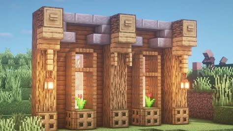 Minecraft wall design Minecraft Wall Design, Minecraft Wall Designs, Mansion Minecraft, Construction Minecraft, Minecraft Building Guide, Minecraft Wall, Minecraft Decoration, Minecraft Mansion, Minecraft Structures