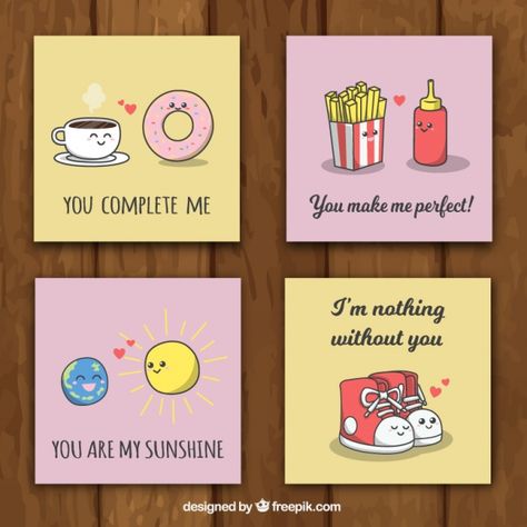 You Complete Me Drawing, Valentine Ideas For Girlfriend, Greetings For Boyfriend, Cute Love Notes, Beautiful Messages, Birthday Card Drawing, You Complete Me, Cards For Boyfriend, Pun Card