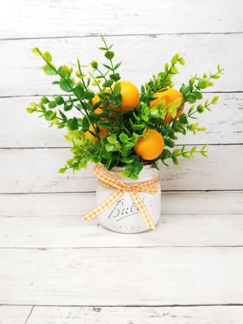 Citrus Decor, Kitchen Tray Decor, Shower Funny, Orange Kitchen Decor, Summer Farmhouse Decor, Sunflower Kitchen Decor, Fruit Kitchen, Spring Table Decor, Orange Baby Shower