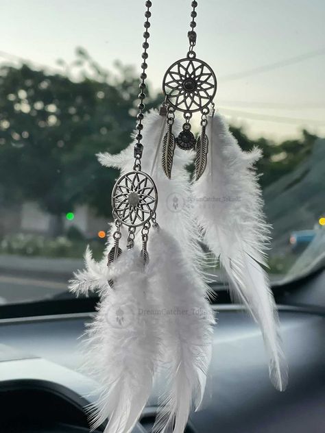 Dream Catcher Craft, Dream Catcher Diy, Dreamcatchers, Dream Catchers, Dia De Muertos, Car Decor, Hanging Ornaments, Dream Cars, Dream Catcher