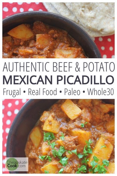 Beef Potato Stew, Mexican Picadillo, Picadillo Recipe, Beef And Potato Stew, Potato Stew, Ground Beef And Potatoes, Mexican Beef, Stewed Potatoes, Beef And Potatoes