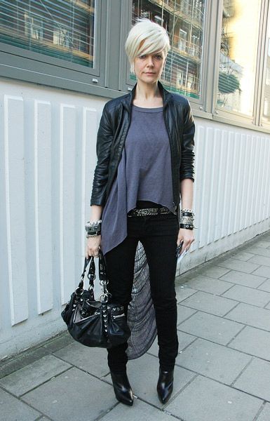 kate- edgy style! Kate Lanphear Style, Hipster Outfits For Women, Office Punk, Kate Lanphear, Rocker Look, Street Style Grunge, Edgy Chic, Edgy Style, Rock Chic