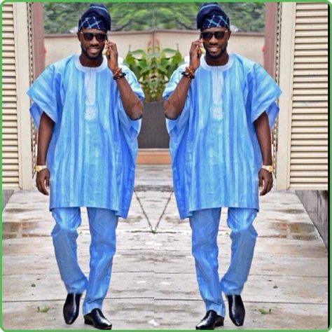 19 Blue Nigerian Native Styles For Male That Are Trending!!! | Couture Crib