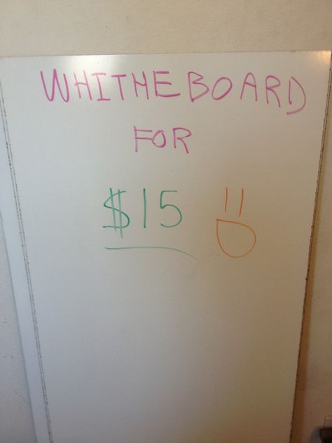 So I wanted a white board & HELL NO I wasn't going to pay more than $30 for it! so I decided to Make my own Ghetto White Board for Cheap! (costs less than $15!)...take a peek onto my Epic Adventure to a Shiny New Smooth & Sexy Whiteboard! Diy Dry Erase Board, Diy Whiteboard, Diy Organizer, Keto Menu, Flexible Seating, Executive Functioning, Car Wax, School Room, Homeschool Ideas