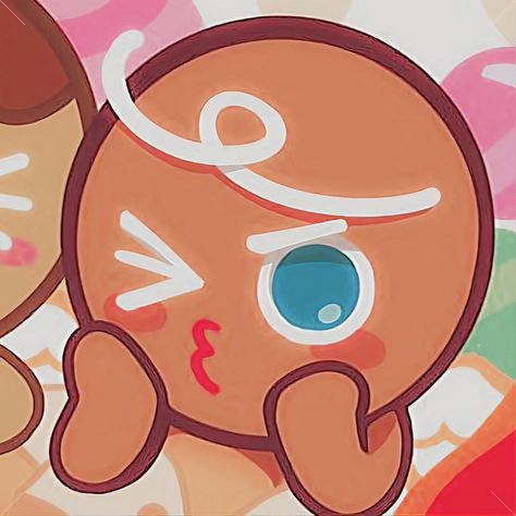 Cookie Run Kingdom Profile Picture, Gingerbrave Fanart, Brave Fanart, Gingerbrave Cookie, Crk Pfp, Crk Icons, Custard Cookies, Cookie Games, Cookie Run Kingdom