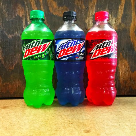 Mountain Dew Voltage, Mountain Dew Red, Bad Candy, 2000s Core, Japan Theme, Mtn Dew, Childhood Memories 2000, Video Game Room Design