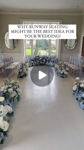 Seated Wedding Party Ceremony, Alternative Wedding Ceremony Seating, Runway Aisle Wedding, Unique Wedding Ceremony Seating, Modern Wedding Aisle Decor, Runway Wedding Seating, Runway Ceremony Seating, Runway Seating Wedding Ceremony, Unique Ceremony Seating