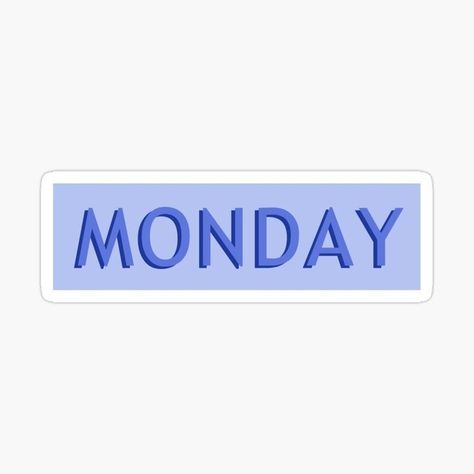 Monday Sticker, Monday Pictures, Anime Eye Makeup, Blue Monday, Different Art Styles, Days Of The Week, Anime Eyes, Colorful Wallpaper, Me Time