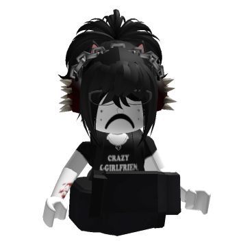 Roblox Emo Outfits Without Headless, Roblox Female Avatar Emo, Roblox No Headless Avatar, R6 Roblox Avatars Girl, Emo Hoodie, Emo Roblox Outfits, Roblox Emo Outfits, Roblox Skin, Emo Roblox Avatar