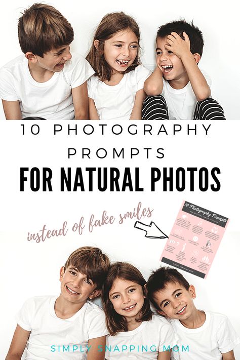 Big Family Photo Prompts, 4 Kids Poses For Pictures, Fun Family Photoshoot Ideas Creative, Storytelling Photography Family, Diy Sibling Photo Shoot At Home, Family Portrait Prompts, Family Photoshoot Poses With Teenagers, Prompts For Family Photography, Poses For Family Of 5 Photo Ideas