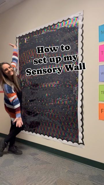 Wellness Room, Sensory Wall, Sensory Room, Sped Teacher, February 8, Special Education Classroom, Sensory Activities, Sensory Play, Board Ideas