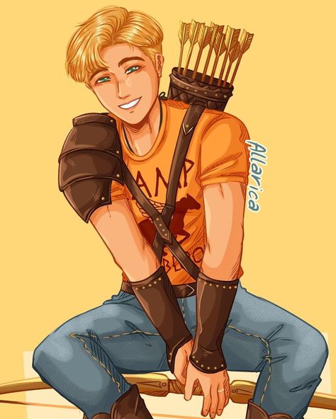 Lee Fletcher, Archery Poses, Apollo Percy Jackson, Apollo Cabin, Gay Tattoo, Luke Castellan, Christmas Party Photo, Greek Gods And Goddesses, Percy Jackson Fan Art