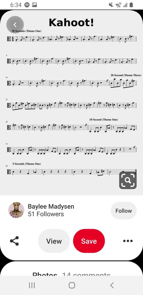 Kahoot Sheet Music, Kahoot Music, Band Jokes, Sheet Music, Musical, Band, Music