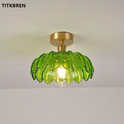 Aisle Porch Ceiling Lamp Glass Lampshade Nordic Corridor Lamp Green Clear White Materials: brass + glass Lighting area: about 5 ~ 10 ㎡ Color: green,white,clear Size: 25*10cm Ceiling base diameter:10cm Bulb included : E27 Application: Hotel, Restaurant, Bar, hallway, balcony Cafes,  Living Room, Dining Room etc.   Package includes: 1 * Ceiling Lamp ShippingFree shippingTerms of salesFeedbackContact us Shipping 1.Goods will be delivered within 2-3 working days after the payment received.   2.Pleas Glass Ceiling Lamp, Celing Light, Led Ceiling Light Fixtures, Porch Ceiling, Ceiling Shades, Hallway Lighting, Semi Flush Ceiling Lights, Led Light Bulbs, Flush Ceiling Lights