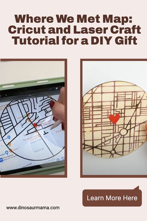 Are you looking for the perfect DIY gift idea? Look no further than Where We Met Map: Cricut and Laser Craft Tutorial! This easy-to-follow tutorial will help you create a custom, one-of-a-kind gift that will have your loved one smiling with delight. So, if you're ready to create a beautiful and unique gift, learn here! Where We First Met Map Diy, Cricut Map Projects, Where We Met Map, Where We Met Map Diy, Svg Tutorial, Valentines Day Cards Diy, Diy Craft Tutorials, Diy Cricut, Craft Tutorial