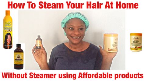 Easy and affordable way to steam your hair at home Steaming Hair At Home, Hair Steaming At Home, Steam Hair, Hair Steaming, Welcome To My Channel, Permed Hairstyles, Relaxed Hair, Hi Everyone, Perm