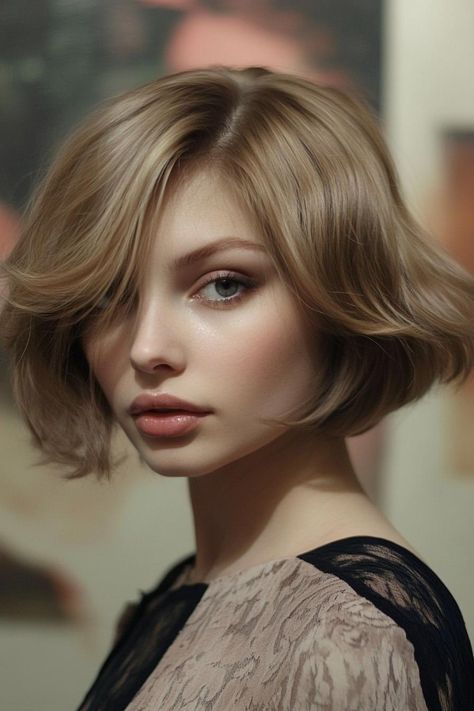 26 Classic Short Bob Haircuts For 2025 Uneven Bob Haircut, Messy Bob Haircut, Modern Bob Hairstyles, Short Bob Styles, Angled Bob Haircuts, Short Bob Cuts, Bob Straight, Wig Wavy, Layered Bob Short