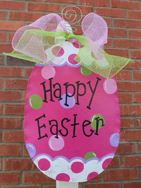 Easter Door Decorations, School Door Decorations, Easter Door Decor, Easter Door Hanger, Easter Sign, Easter Door, Easter Projects, Easter Signs, Easter Time